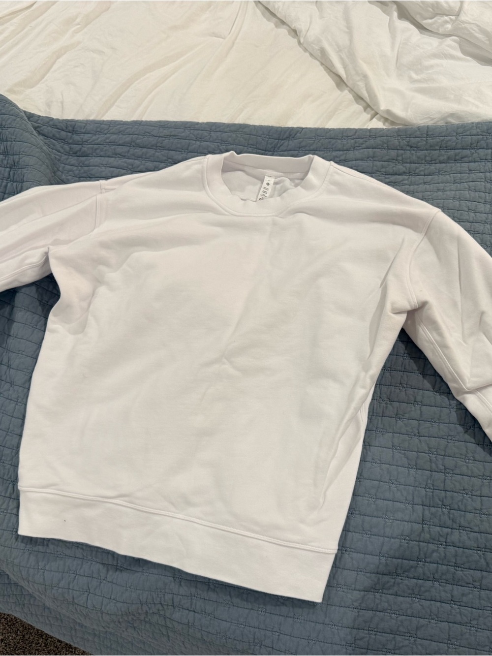 lululemon athletica White Crewneck Sweater